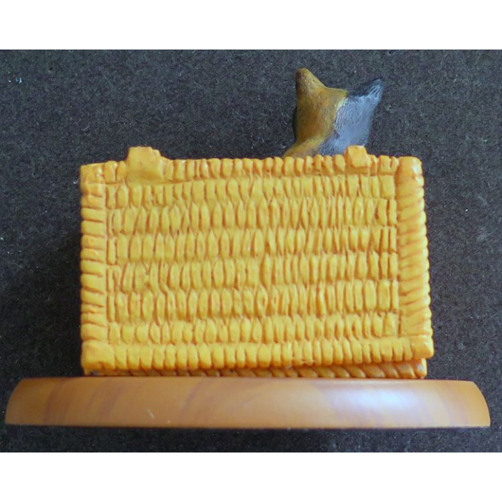 Figurine de Chat en résine : En voyage