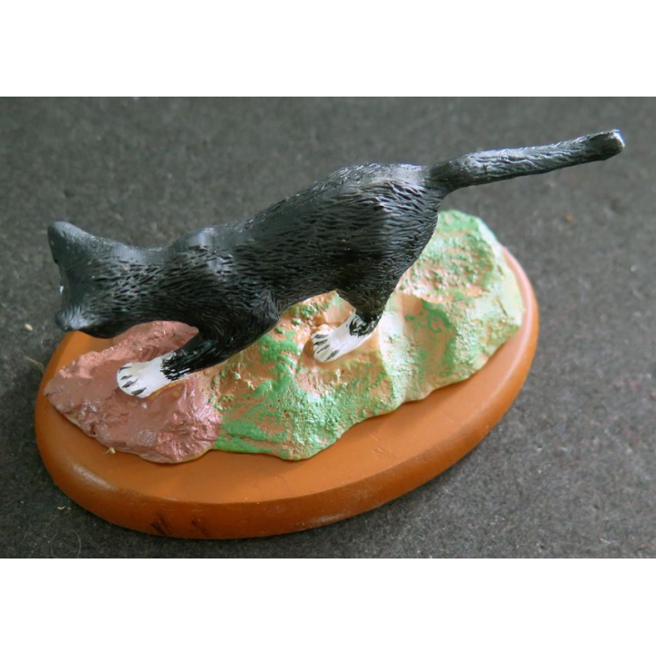 Figurine de Chat en résine : Propre et net