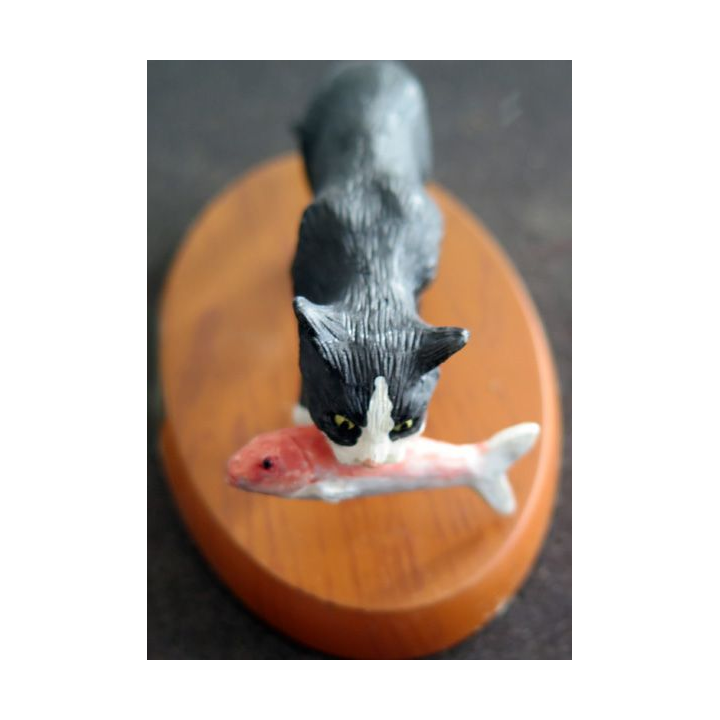 Figurine de Chat en résine : Au voleur