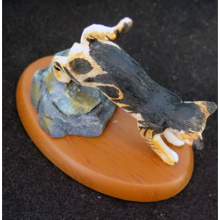 Figurine de Chat en résine : Quel Bond