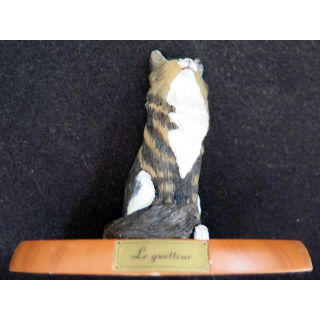 Figurine de Chat en résine : Le Guetteur