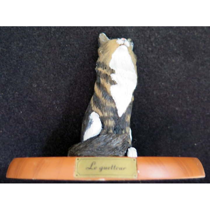 Figurine de Chat en résine : Le Guetteur