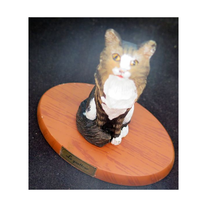 Figurine de Chat en résine : Le Guetteur
