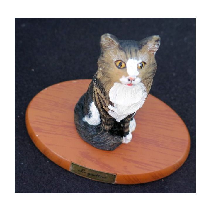 Figurine de Chat en résine : Le Guetteur