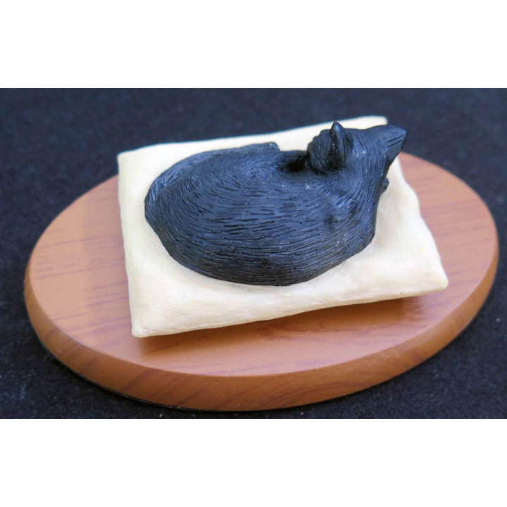 Figurine de Chat en résine :La sieste
