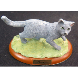 Figurine de Chat en résine : l'aventurier
