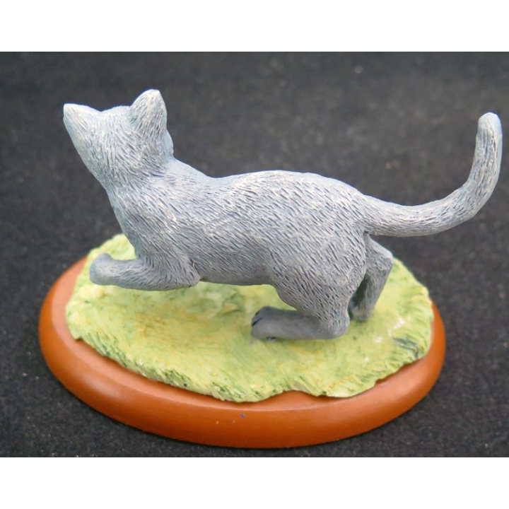 Figurine de Chat en résine : l'aventurier