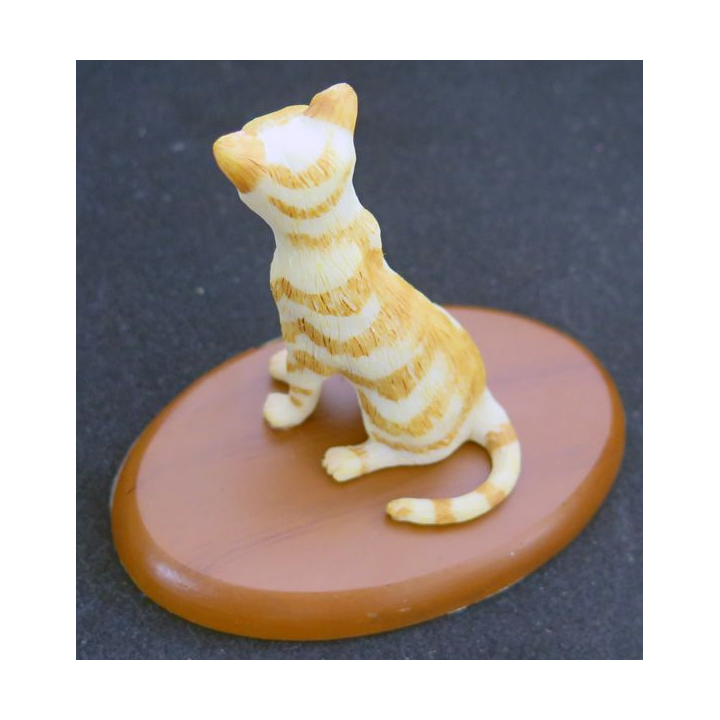 Figurine de Chat en résine : C'était bon