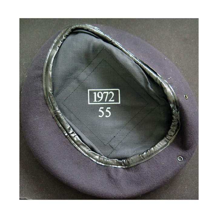 Béret bleu noir infanterie 1972 taille 55