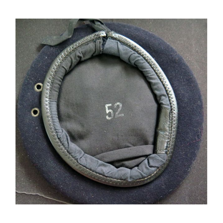Béret bleu noir type infanterie taille 52