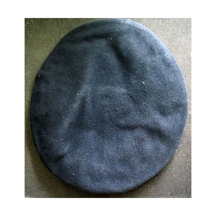 Béret bleu noir type infanterie LAULHERE OLORON  taille 53