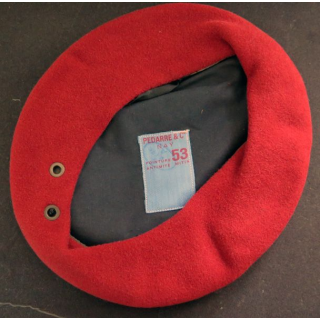 Béret rouge des parachutistes PEDARRE & Cie NAY Taille 53
