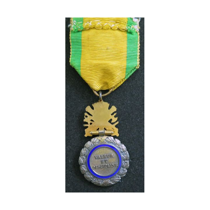 FRANCE : Médaille militaire 1870 3° république en argent émaux parfaits