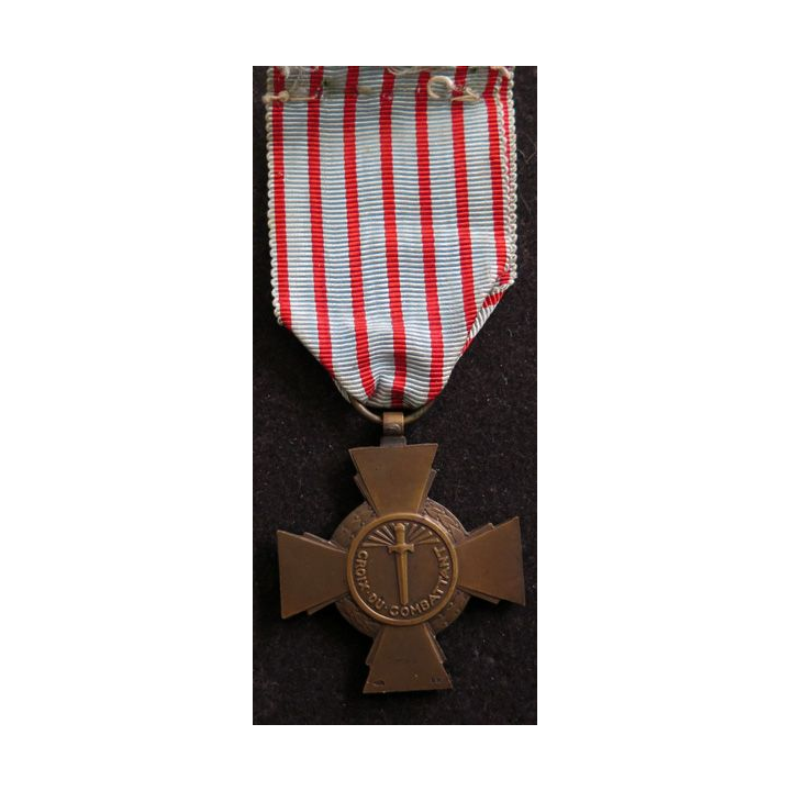 FRANCE : Croix du combattant en bronze