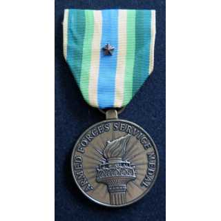USA : Armed forces service medal in pursuit of democracy medal