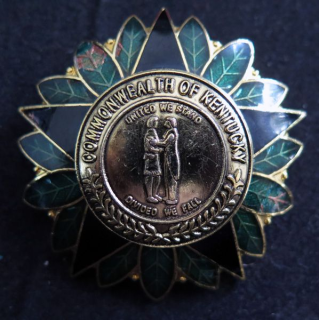 Insigne du Commonwealth of Kentucky united we stand, divided we fall