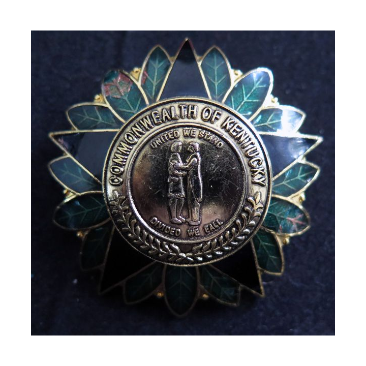Insigne du Commonwealth of Kentucky united we stand, divided we fall
