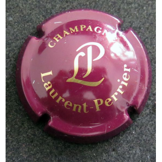 Capsule Muselet de bouteille de champagne LAURENT-PERRIER n° 55 Jeroboam, Bordeaux et Or