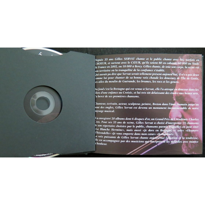 DISQUE CD : Je vous emporte dans mon coeur de Gilles Servat
