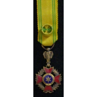 TCHAD : OFFICIER ORDRE NATIONAL TCHADIEN RÉDUCTION VERMEIL