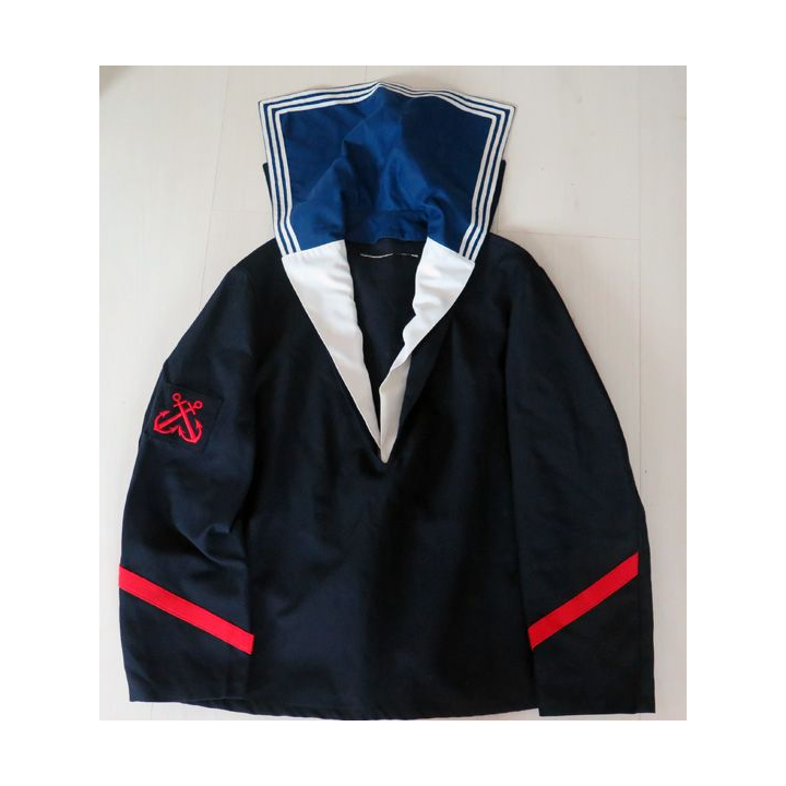 Veste de marin de 1° Classe de la marine Brest avec bavette arrière