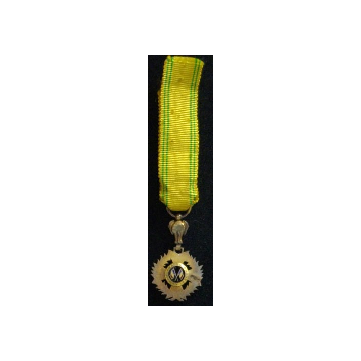 TCHAD : OFFICIER ORDRE NATIONAL TCHADIEN RÉDUCTION VERMEIL