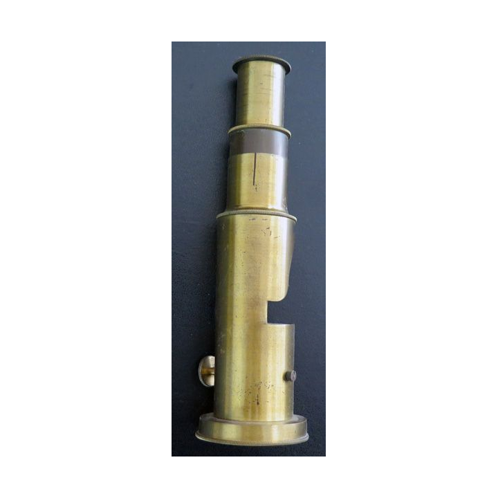 Microscope ancien hauteur 15 cm et diamètre base 4,7 cm