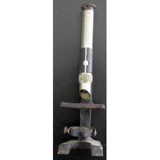Microscope ancien hauteur 16 cm et base 5 x 4 cm