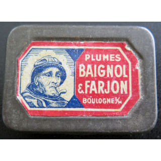 Petite boite Baignol et Farjon comprenant 25 plumes de différents modèles