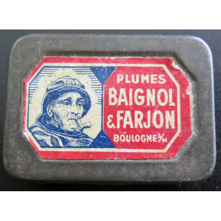 Petite boite Baignol et Farjon comprenant 25 plumes de différents modèles