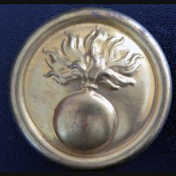 Plaques de 4 cm de diamètre en laiton avec grenade école
