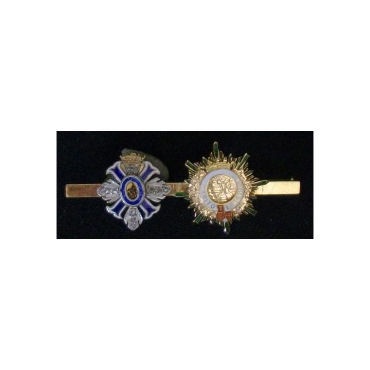 ESPAGNE : ORDRE MÉRITE CIVIL (DIAMANTS) ET DU MÉRITE AGRICOLE