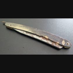 Ancien rasoir coupe choux Coton Aranty 11 cm de lame manche état moyen