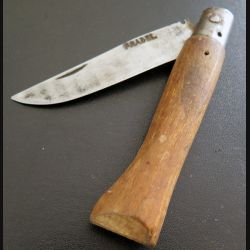 vieux Couteau de poche PRADEL manche en bois 8cm de lame