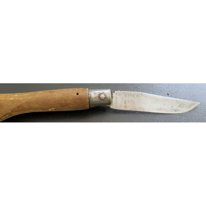 vieux Couteau de poche PRADEL manche en bois 8cm de lame
