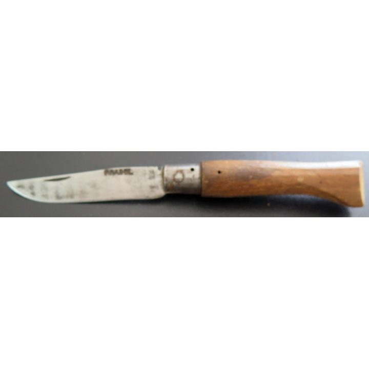 vieux Couteau de poche PRADEL manche en bois 8cm de lame