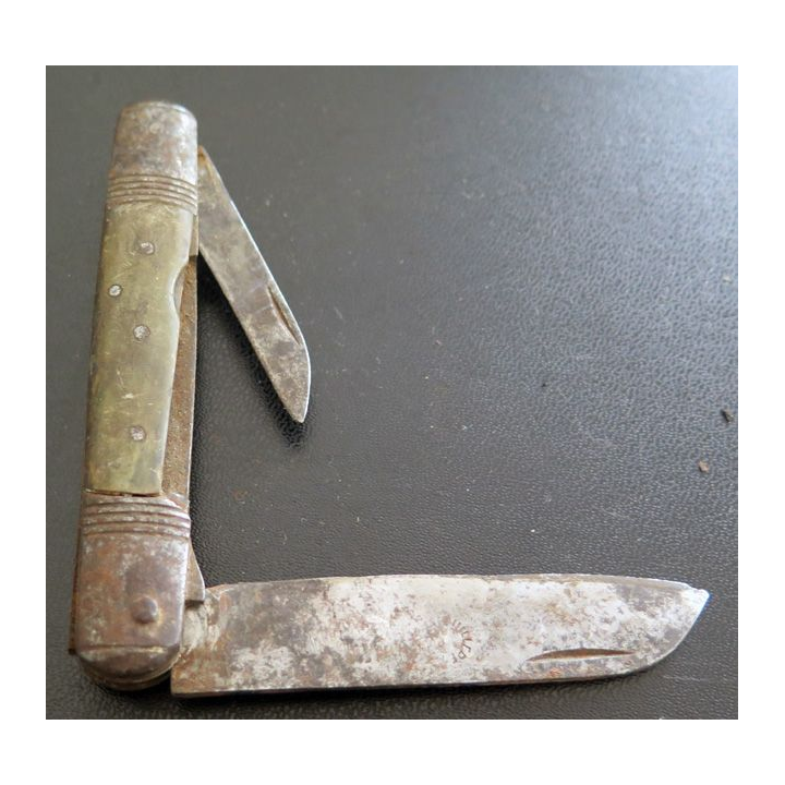 vieux Couteau de poche Cuillede ? 7,5 cm de longueur de lame
