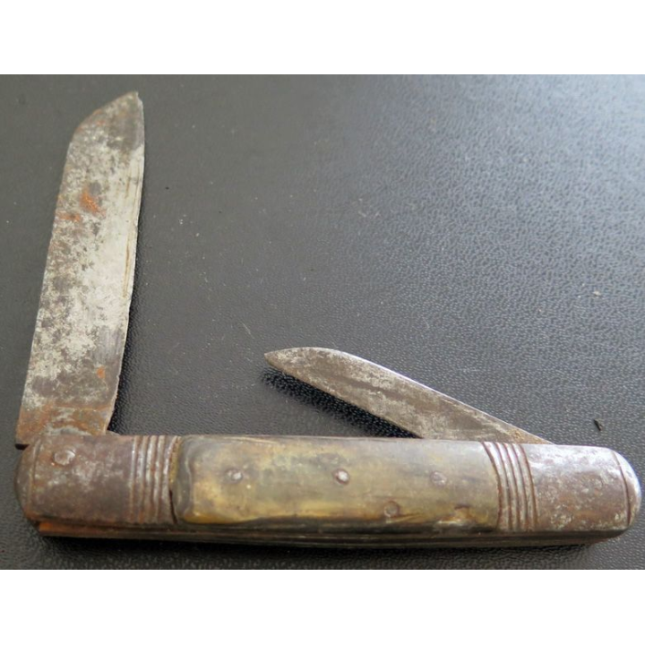 vieux Couteau de poche Cuillede ? 7,5 cm de longueur de lame