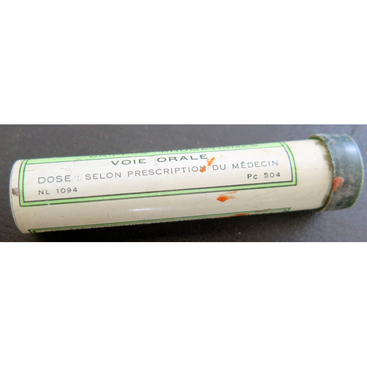 vieux tube d'aspirine Usines du Rhone (vide)