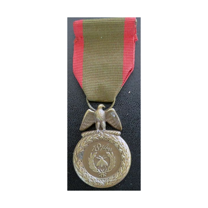 FRANCE : médaille du Bicentenaire de la campagne de France 1814-2014