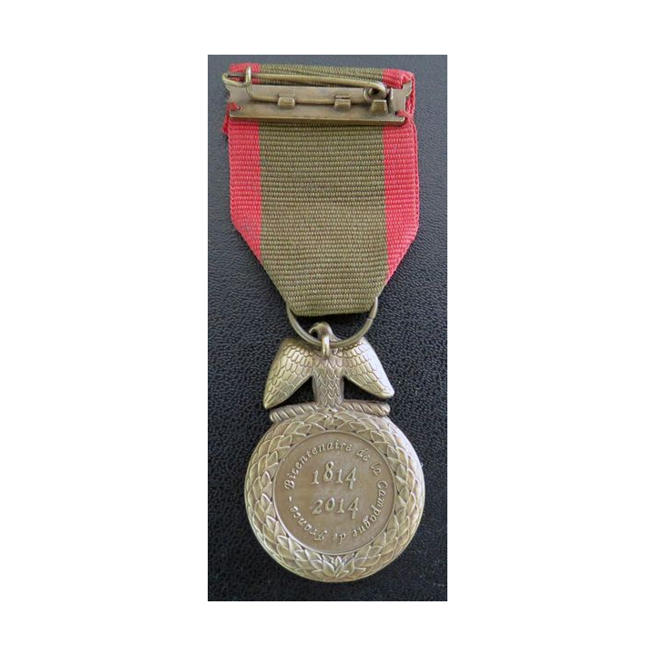 FRANCE : médaille du Bicentenaire de la campagne de France 1814-2014