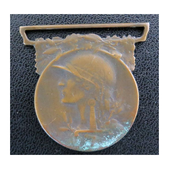 FRANCE : médaille commémorative de la Grande guerre 1914-1918 en bronze
