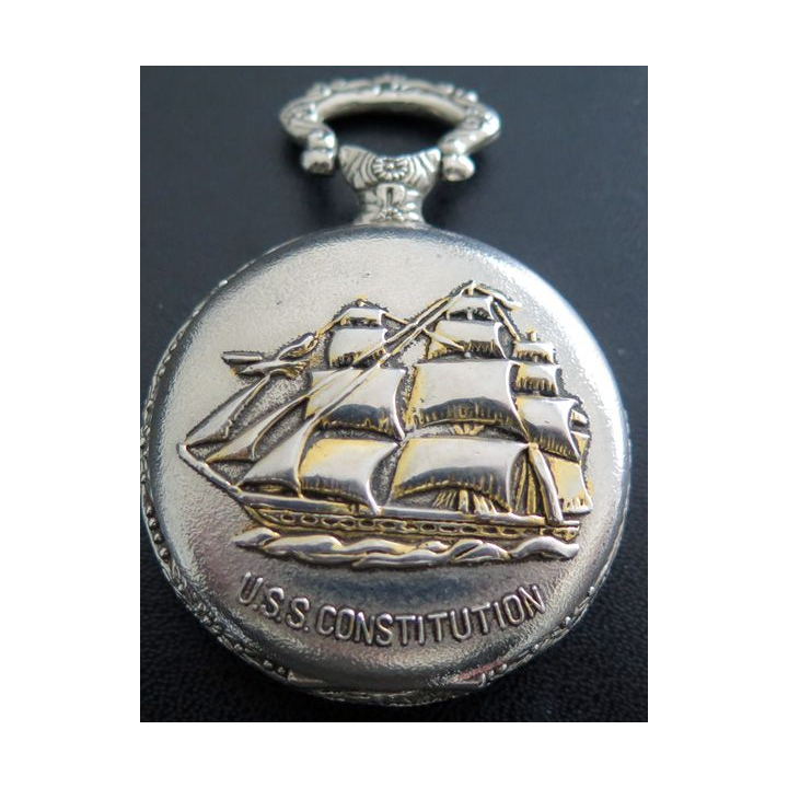 MONTRE : copie de l'enveloppe de montre à gousset USS Constitution 