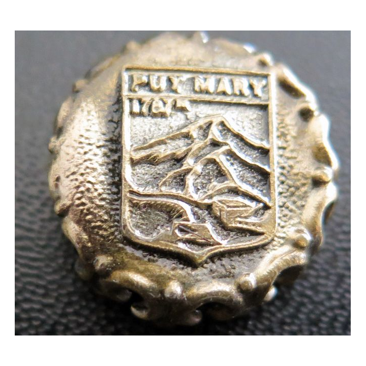 Coiffe de bouton Puy Mary 1787 m  2 cm de diamètre