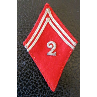 LOSANGE DE BRAS MODÈLE 45 : modèle cadre 2° régiment d'artillerie de montagne précoce