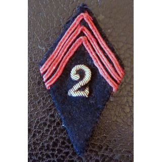LOSANGE DE BRAS MODÈLE 45 : modèle cadre 2° régiment d'artillerie de montagne précoce