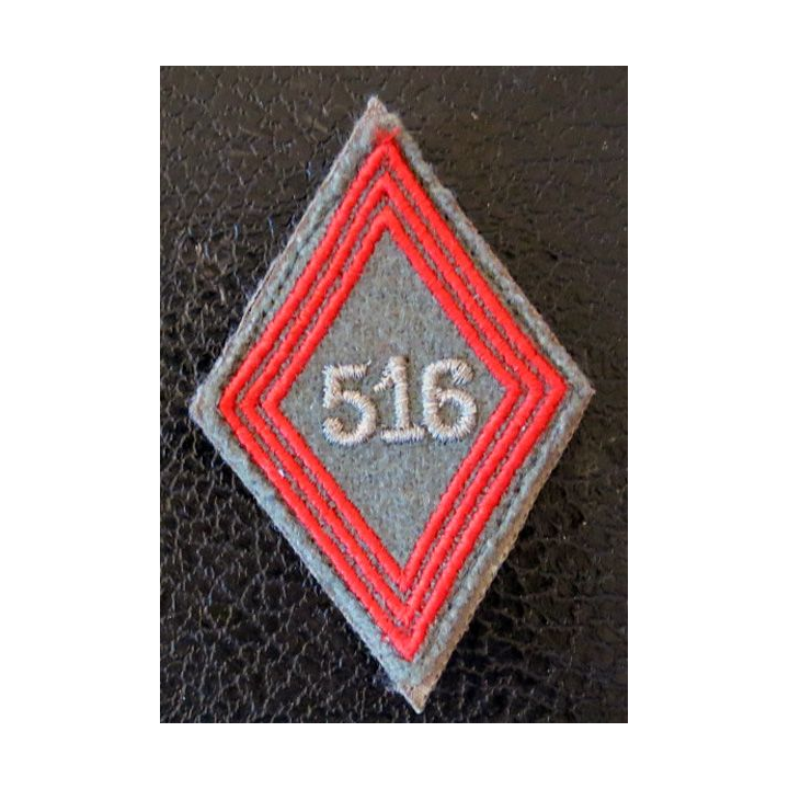 LOSANGE DE BRAS MODÈLE 45 : modèle troupe 516° régiment du Train actuel