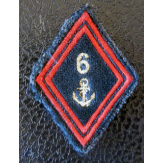 LOSANGE DE BRAS MODÈLE 45 : modèle sous-officier du 6° régiment de Génie