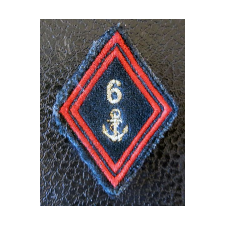 LOSANGE DE BRAS MODÈLE 45 : modèle sous-officier du 6° régiment de Génie