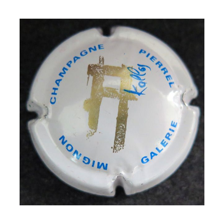 Capsule Muselet de bouteille de champagne MIGNON & PIERREL n° 21 Cuvée Galerie